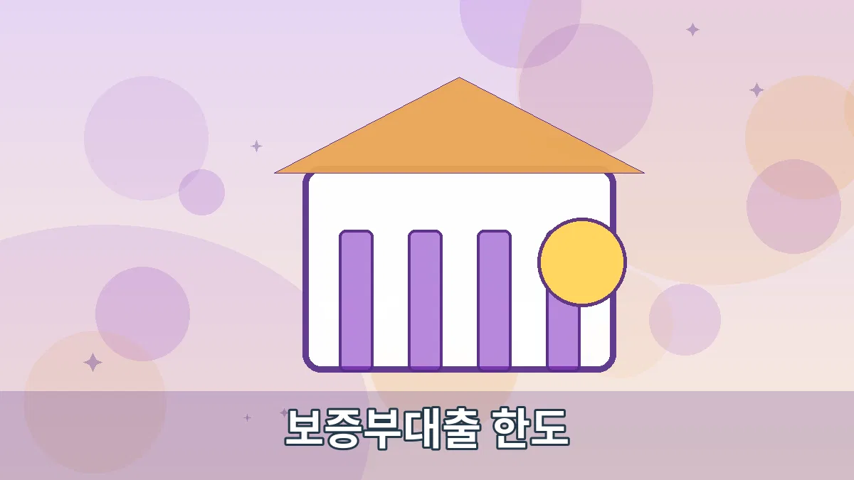 보증부대출 한도 안내 이미지 2