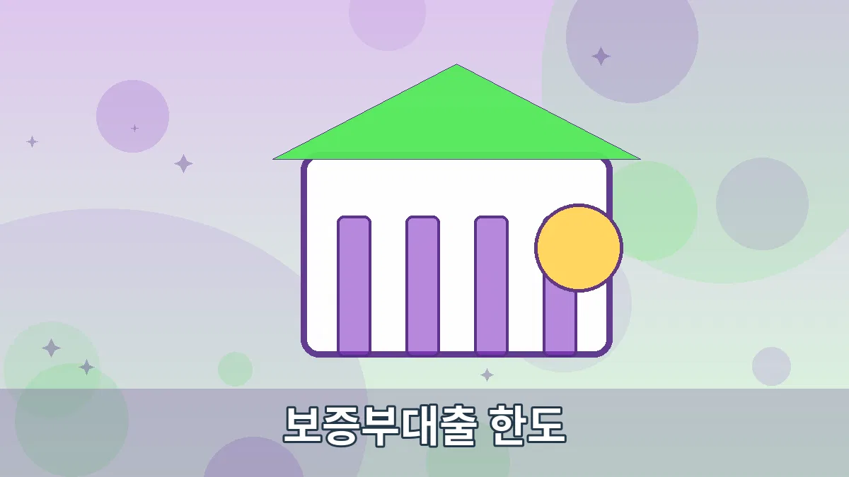 보증부대출 한도 안내 이미지