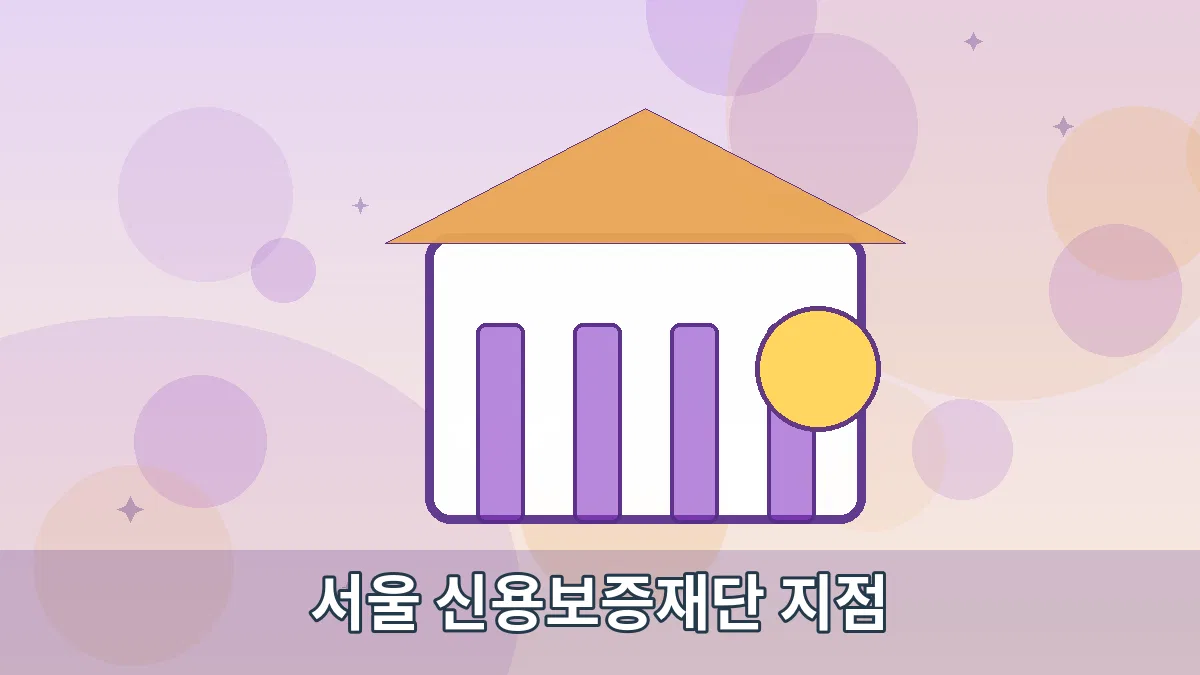 서울 신용보증재단 지점 안내 이미지